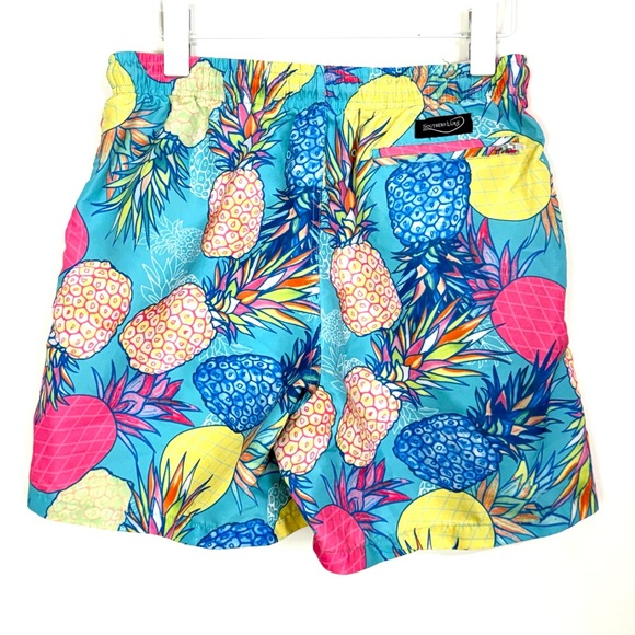 Southern Lure Pineapple Swim Trunks - Picture 4 of 7